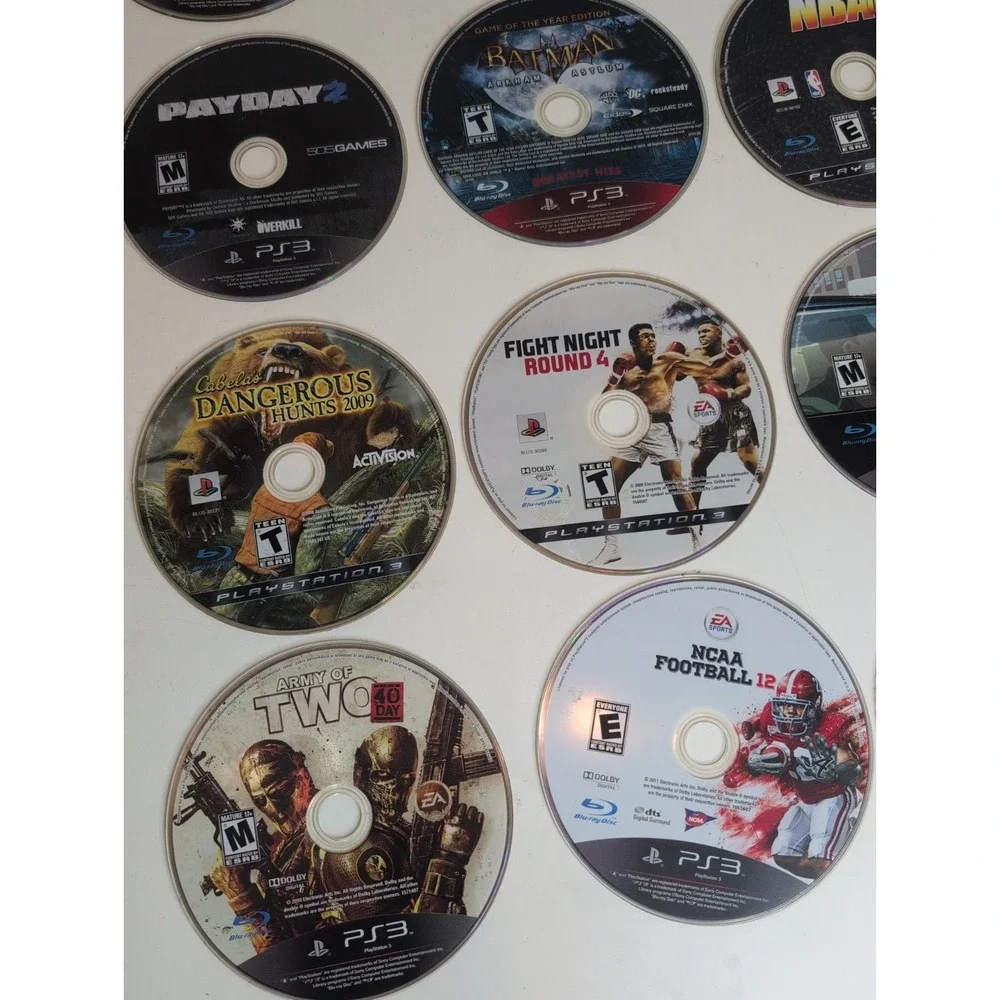 Mixed Lot Of 25 PS3 Games God Of War Heavy Rain Batman GTA & More